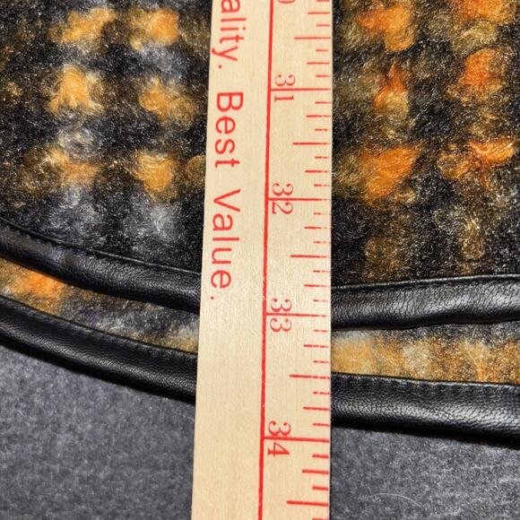 Ava & Viv Women’s Sz 2X Rust Plaid Stadium Length Shacket Coatigan NWT - Picture 7 of 8